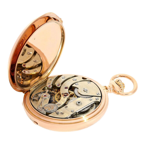 Swiss gold watch with special Anchorchronometer Circa 1890 Swiss gold watch with special Anchorchronometer Circa 1890