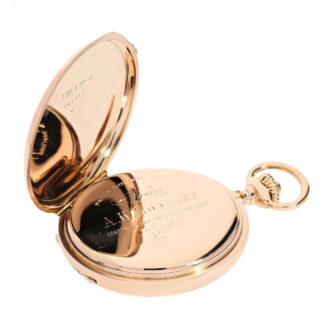 Swiss gold watch with special Anchorchronometer Circa 1890 Swiss gold watch with special Anchorchronometer Circa 1890