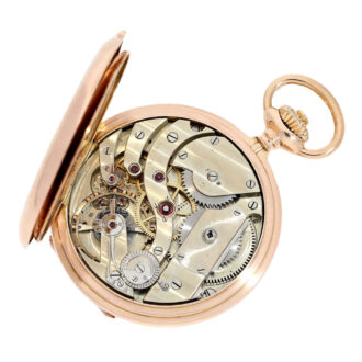 Swiss gold watch with special Anchorchronometer Circa 1890 Swiss gold watch with special Anchorchronometer Circa 1890