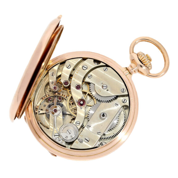 Swiss gold watch with special Anchorchronometer Circa 1890 Swiss gold watch with special Anchorchronometer Circa 1890