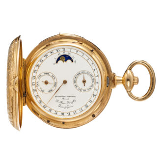 Swiss gold five minute repeating perpetual calendar Circa 1880