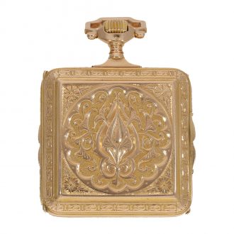English 18 carat gold “Perpetuelle” in a magnificent case Circa 1880