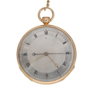 Swiss 18 carat gold lépine watch with repeater Circa 1820