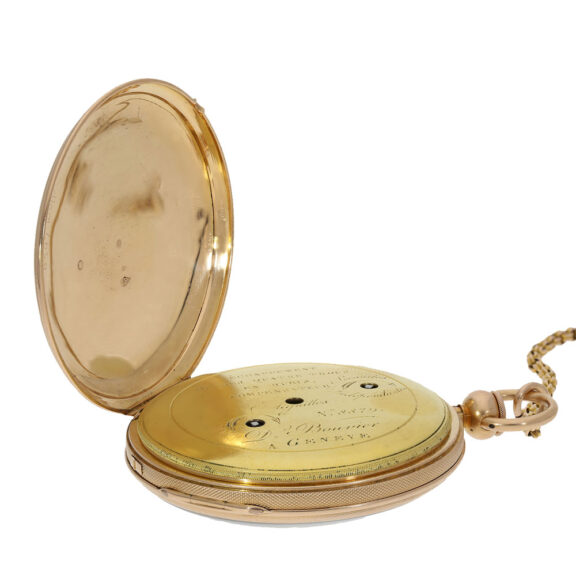 Swiss 18 carat gold lépine watch with repeater Circa 1820 Swiss 18 carat gold lépine watch with repeater Circa 1820