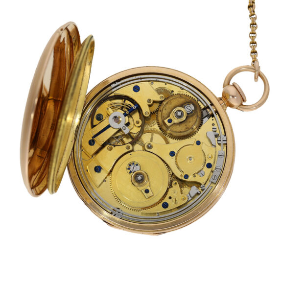 Swiss 18 carat gold lépine watch with repeater Circa 1820 Swiss 18 carat gold lépine watch with repeater Circa 1820