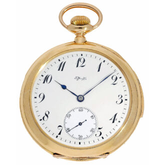 Swiss 18 carat gold minute repeating watch Circa 1901