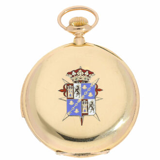 Swiss 18 carat gold minute repeating watch Circa 1901