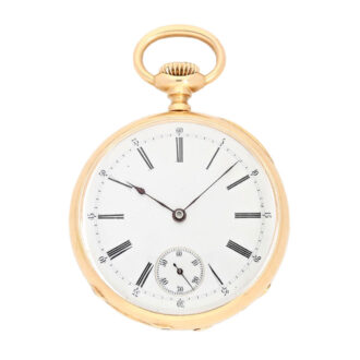 Rare Swiss gold anti magnetic pocket watch Circa 1881 Rare Swiss gold anti magnetic pocket watch Circa 1881