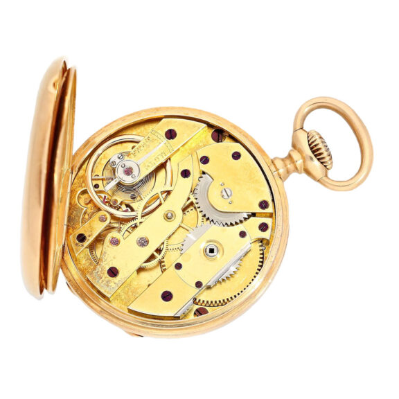 Rare Swiss gold anti-magnetic pocket watch Circa 1881 Rare Swiss gold anti-magnetic pocket watch Circa 1881