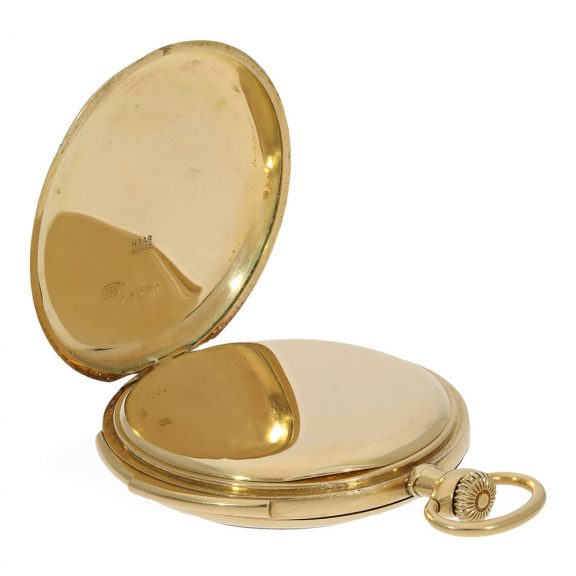 Swiss 18K gold minute repeating pocket watch Circa 1905 Swiss 18K gold minute repeating pocket watch Circa 1905