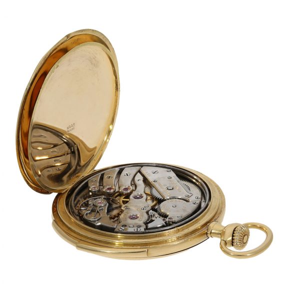 Swiss 18K gold minute repeating pocket watch Circa 1905 Swiss 18K gold minute repeating pocket watch Circa 1905