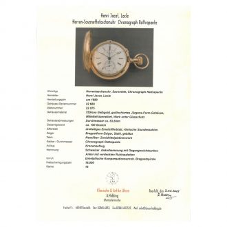 Swiss 18 carat gold very heavy full hunter case watch Circa 1880