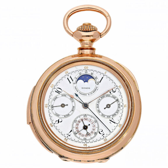 Swiss astronomic minute repeating pocket watch Circa 1893