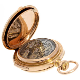 Swiss astronomic minute repeating pocket watch Circa 1893