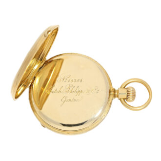 Swiss gold open faced chronometer watch Circa 1878