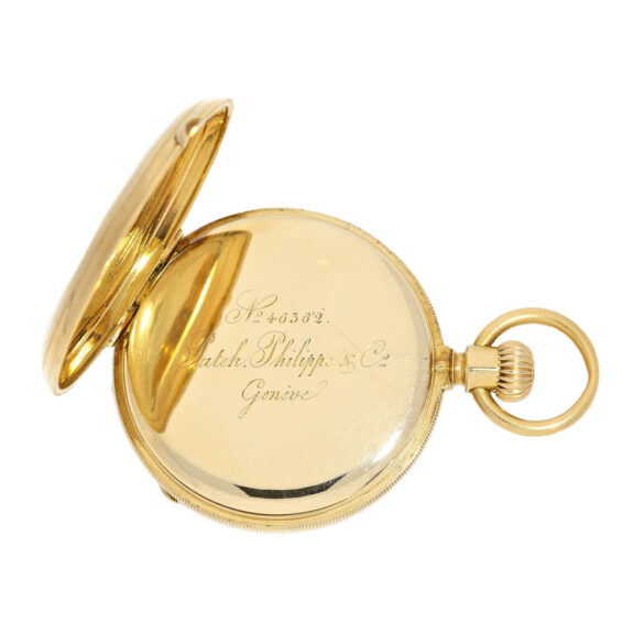 Swiss gold open faced chronometer watch Circa 1878 Swiss gold open faced chronometer watch Circa 1878