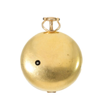 English 18 carat gold and enamel verge watch Circa 1770