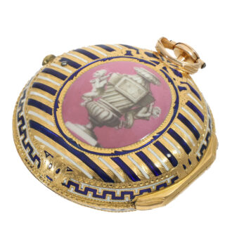 English 18 carat gold and enamel verge watch Circa 1770