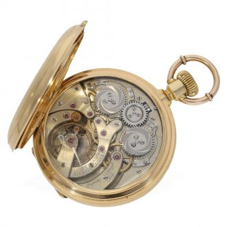 Swiss split seconds chronograph with diablotine Circa 1870