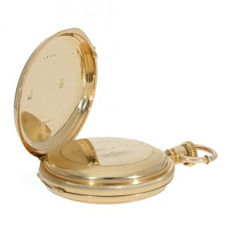 Swiss split seconds chronograph with diablotine Circa 1870