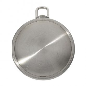 Swiss stainless steel unusual watch with center seconds Circa 1947