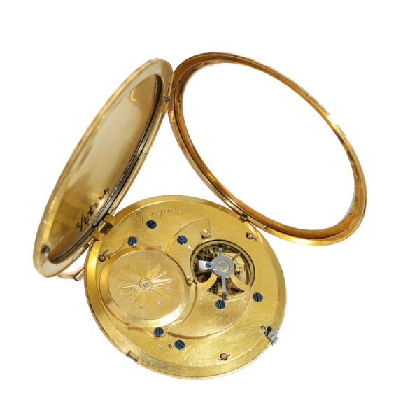 French 18 carat gold and exquisite enamel watch Circa 1780 French 18 carat gold and exquisite enamel watch Circa 1780