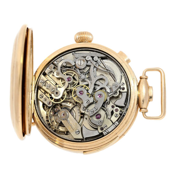 Rare Swiss gold minute repeating wristwatch Circa 1910 Rare Swiss gold minute repeating wristwatch Circa 1910