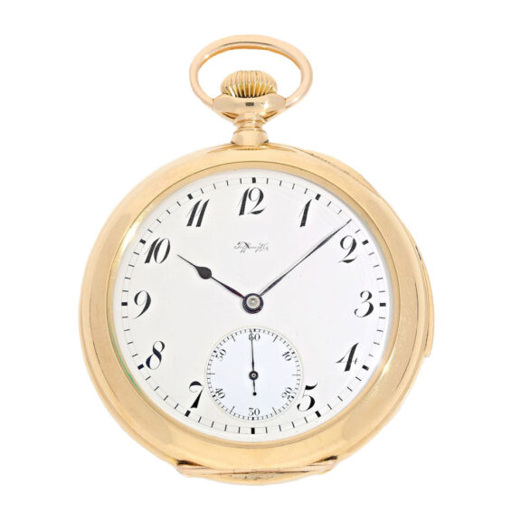 Unique Swiss gold minute repeating pocket watch Circa 1901 Unique Swiss gold minute repeating pocket watch Circa 1901