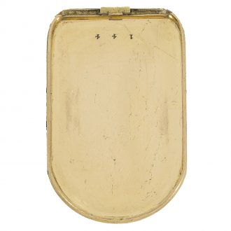 Swiss gold, enamel and diamond set lorgnette watch Circa 1848 Swiss gold, enamel and diamond set lorgnette watch Circa 1848