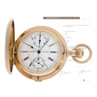 German gold historically interesting hunting cased watch Circa 1908