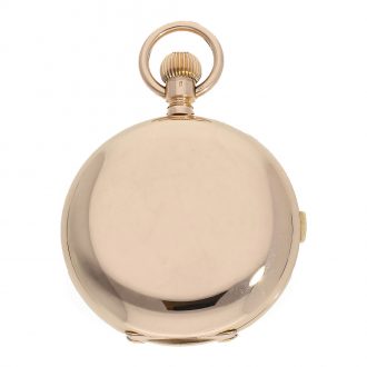 German gold historically interesting hunting cased watch Circa 1908