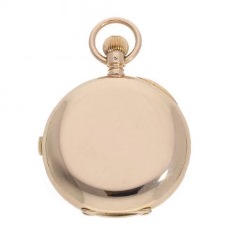 German gold historically interesting hunting cased watch Circa 1908