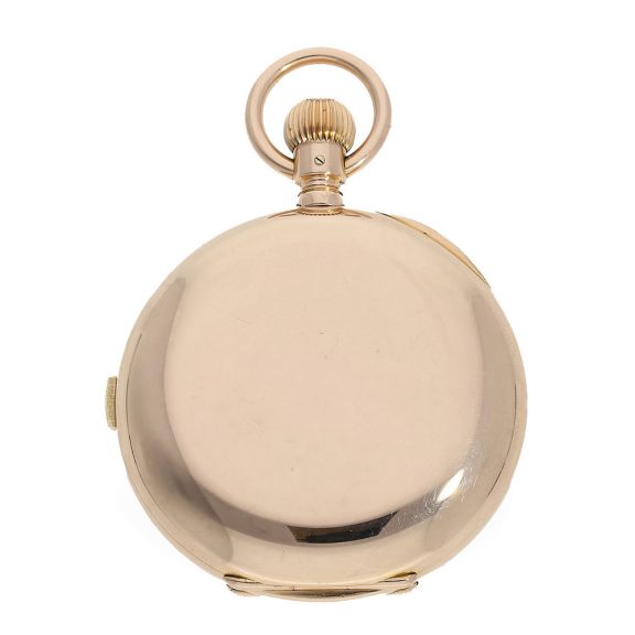 German gold historically interesting hunting cased watch Circa 1908 German gold historically interesting hunting cased watch Circa 1908