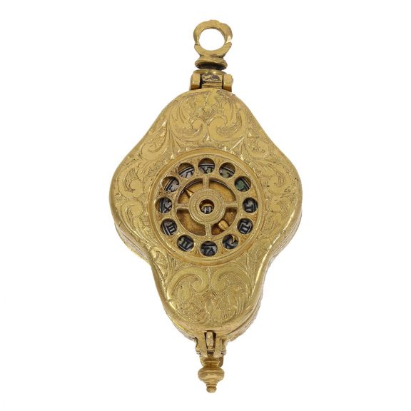 Early German gilt metal verge pendant watch Circa 1600 Early German gilt metal verge pendant watch Circa 1600