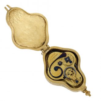 Early German gilt metal verge pendant watch Circa 1600