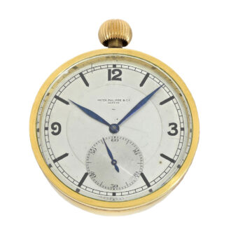 Rare Swiss brass open faced deck/pocket watch Circa 1915