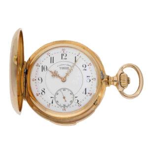 German 18 carat exceptionally heavy pocket watch Circa 1888
