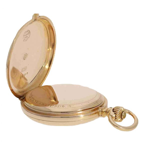 German 18 carat exceptionally heavy pocket watch Circa 1888 German 18 carat exceptionally heavy pocket watch Circa 1888