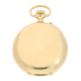 Unique Swiss gold open faced chronometer watch Circa 1920