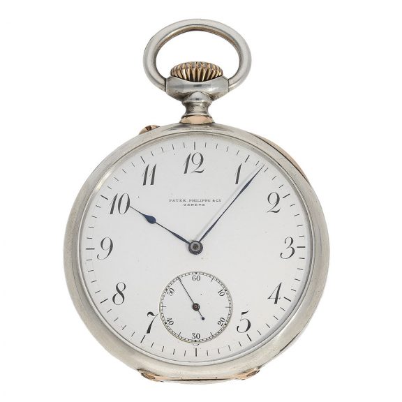 Large Swiss silver open faced anker chronometer Circa 1889