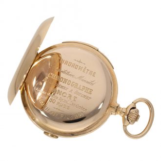 Highly complicated German 18 carat gold chronometer Circa 1900