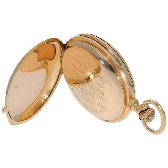 Highly complicated German 18 carat gold chronometer Circa 1900 Highly complicated German 18 carat gold chronometer Circa 1900