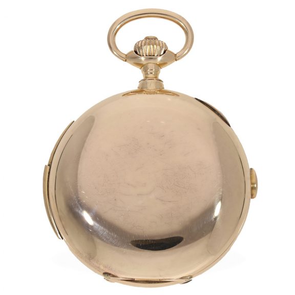 Highly complicated German 18 carat gold chronometer Circa 1900 Highly complicated German 18 carat gold chronometer Circa 1900