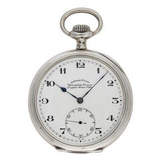 German Urania clock factory double anchor clock Circa 1915