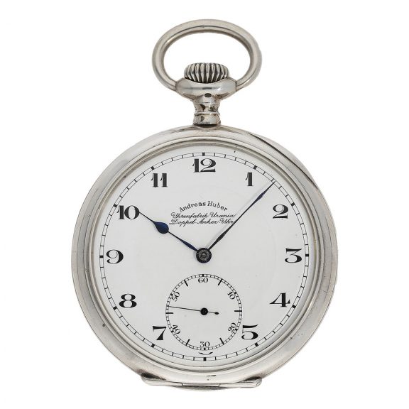 German Urania clock factory double anchor clock Circa 1915