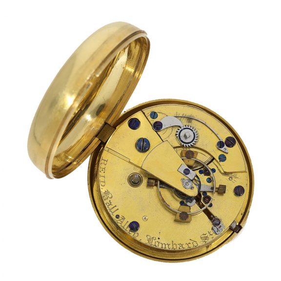 English heavy 18 carat gold pocket chronometer Circa 1806 English heavy 18 carat gold pocket chronometer Circa 1806
