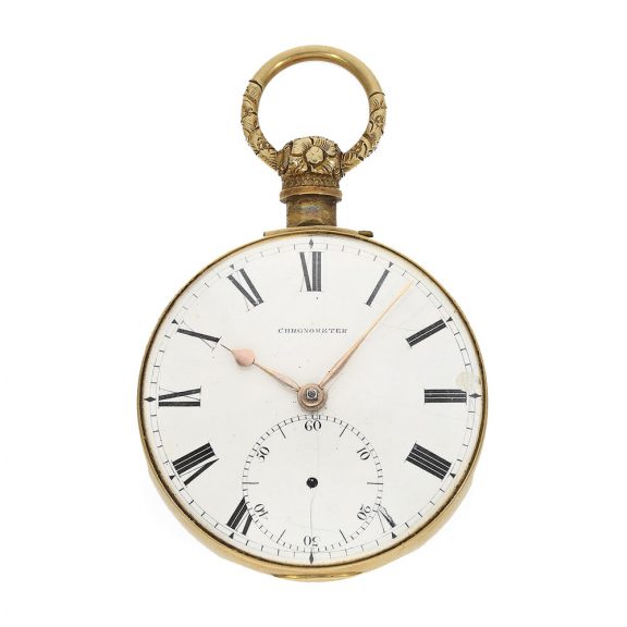 English heavy 18 carat gold pocket chronometer Circa 1806 English heavy 18 carat gold pocket chronometer Circa 1806