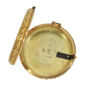 English heavy 18 carat gold pocket chronometer Circa 1806