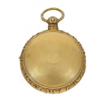 English heavy 18 carat gold pocket chronometer Circa 1806
