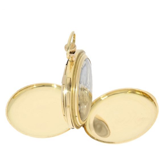 Swiss 18K gold watch with very rare striking train Circa 1915 Swiss 18K gold watch with very rare striking train Circa 1915